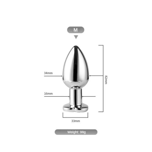 Gode électrique  vibrant en forme de cœur pour hommes et femmes – Image 3