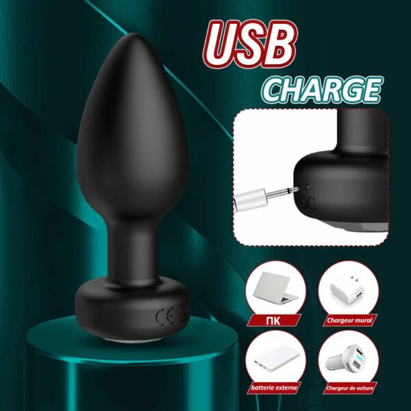 vibromasseur anal sans fil control par application ou télécommande – Image 5