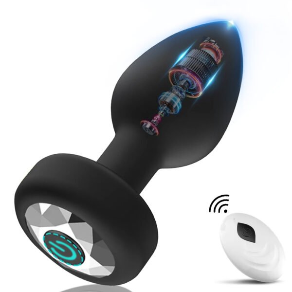 vibromasseur anal sans fil control par application ou télécommande – Image 3